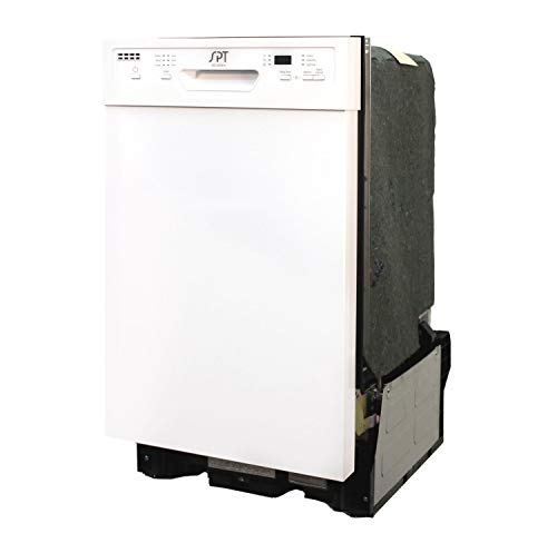 SPT SD-9254W 18″ Wide Built-In Dishwasher w/Heated Drying, ENERGY STAR,