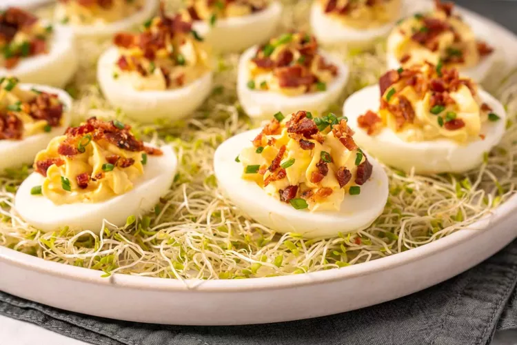 02. Deviled Eggs with Bacon