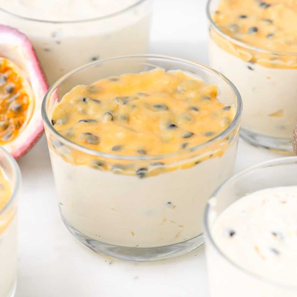09. Simple Three Ingredient Passion Fruit Mousse