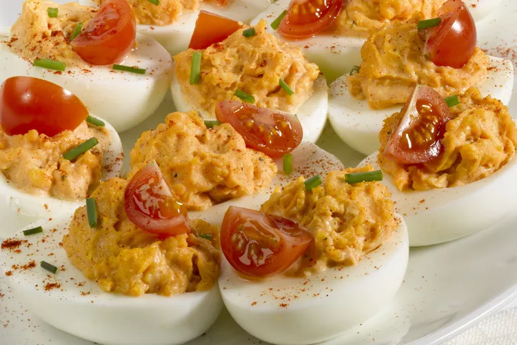09. Spanish Style Deviled Eggs Huevos Rellenos de Atun