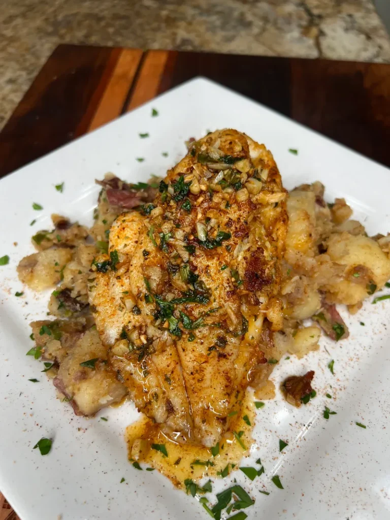 1 Cajun Crab Stuffed Catfish