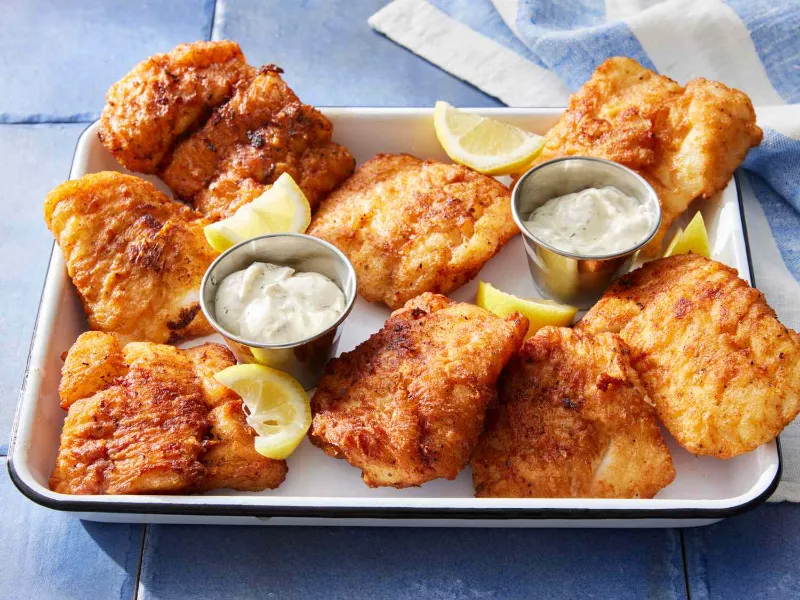 10 Crispy Fried Cod Recipes That'll Make You Forget Takeout 1 Classic Beer Battered Fried Cod