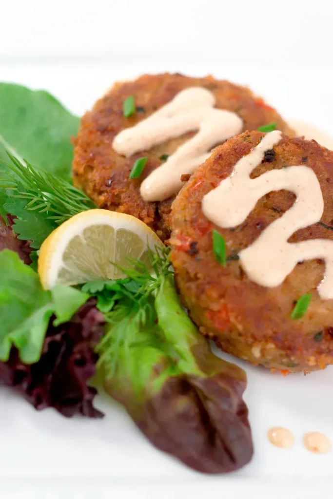 1 Crab Cakes with Lemon Aioli