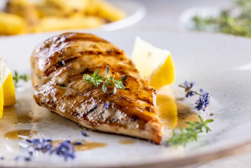 1 Lemon Herb Grilled Chicken with Vegetables