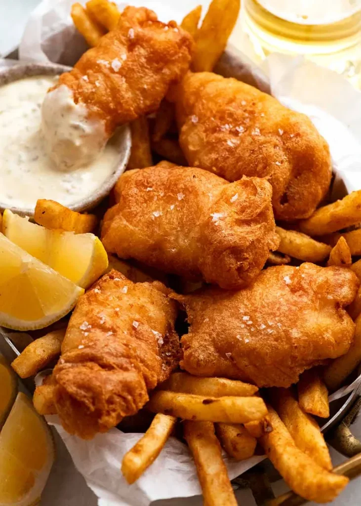1. Classic Beer Battered Haddock