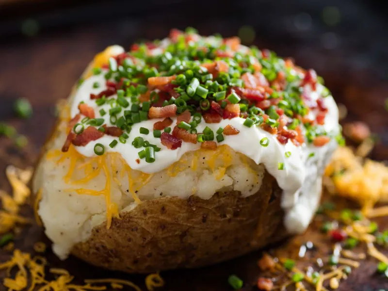 1. Classic Oven Baked Potato