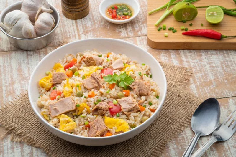 1. Classic Tuna Fried Rice