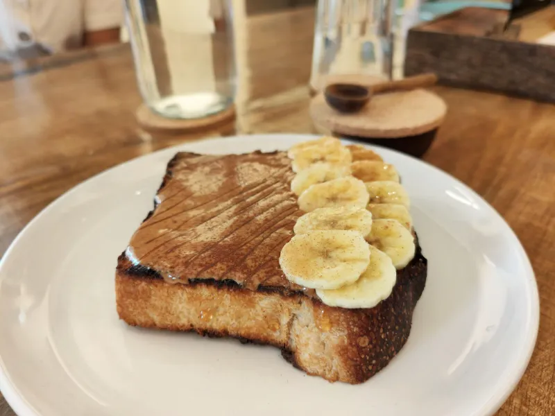 1. Peanut Butter Banana Toast 1
