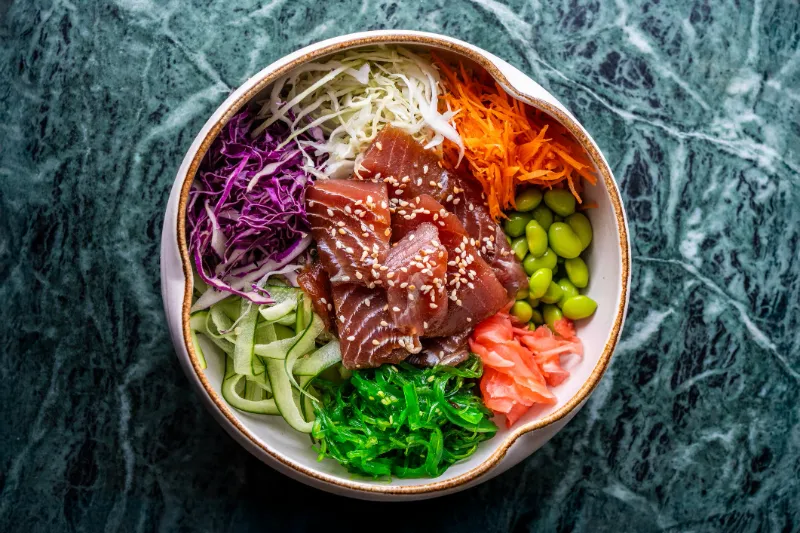 10 Asian Style Tuna Cabbage Salad
