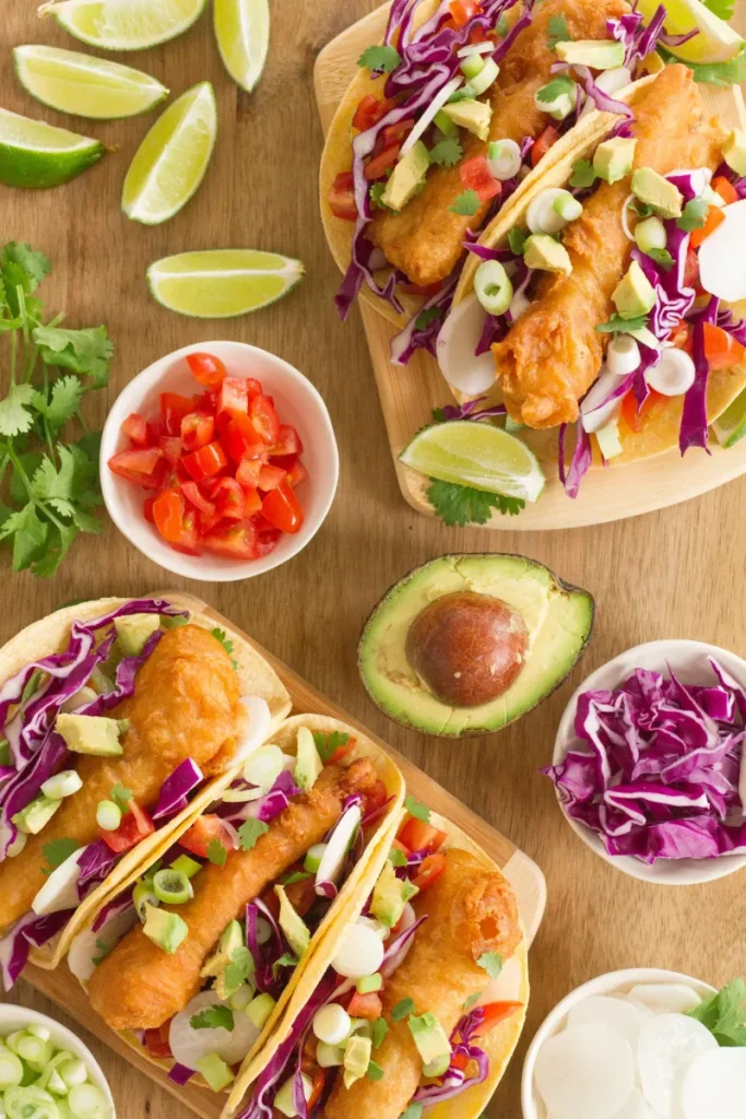 10 Beer Battered Mahi Mahi Tacos