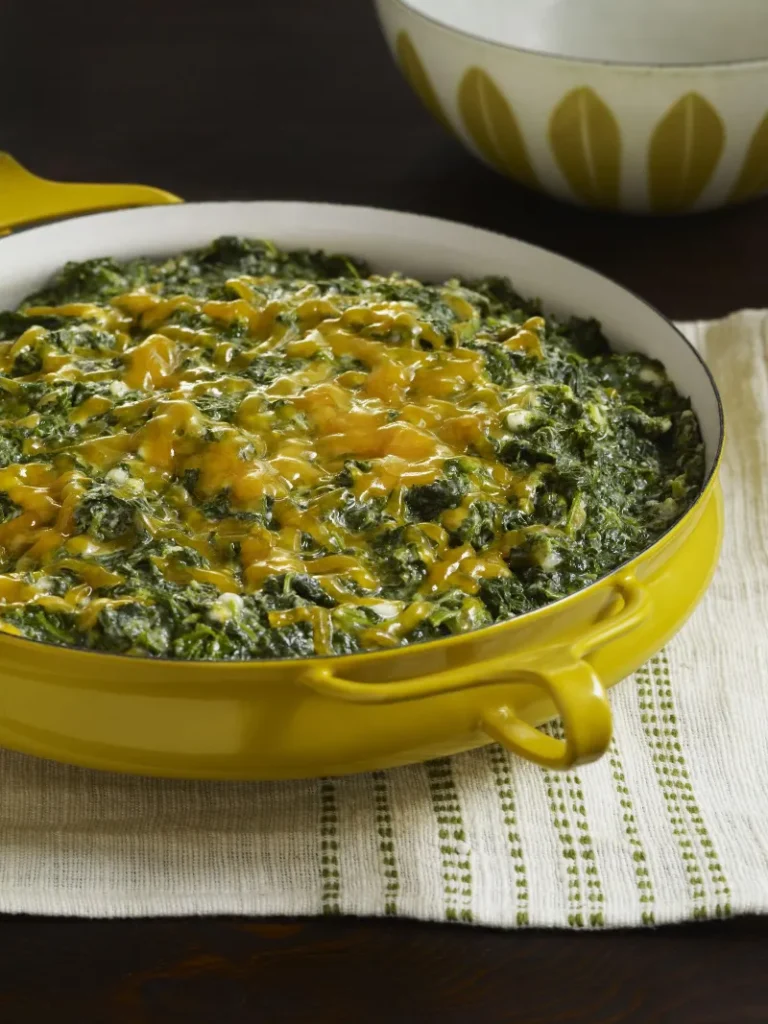 10 Creamy Spinach Cheese Bake