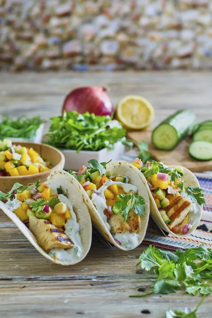 10 Healthy Cilantro Lime Halibut Tacos