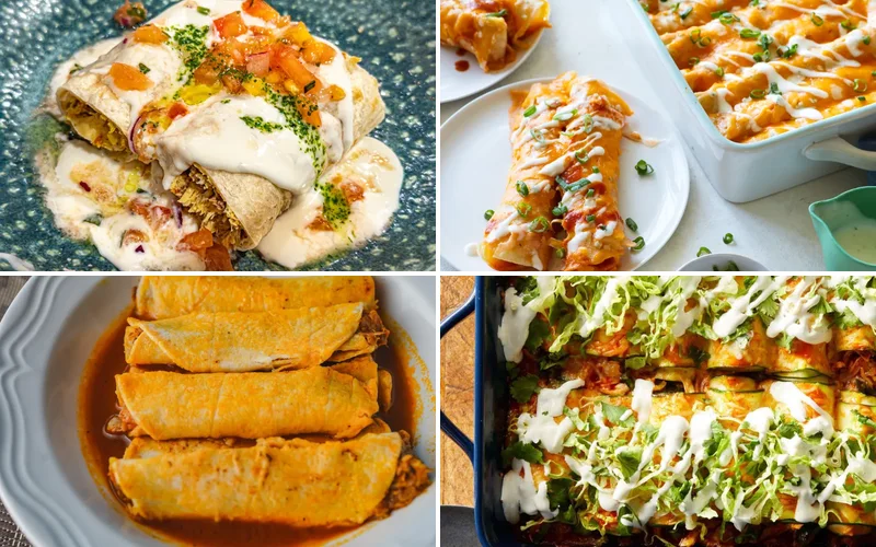 10-best-chicken-enchilada-dinner-recipes collage