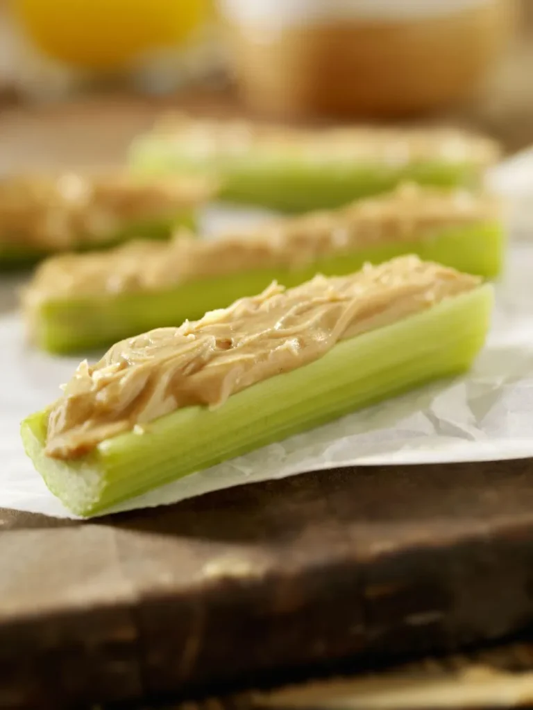 10. Celery with Peanut Butter