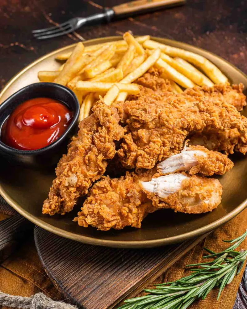 10. Fried Foods French Fries Fried Chicken