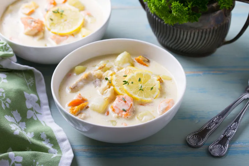 10. Light Haddock Chowder
