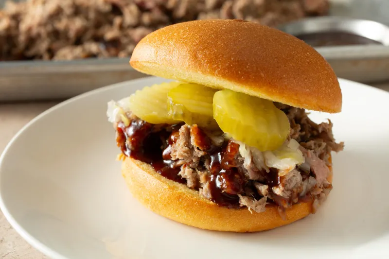 10. Pulled Pork Sandwiches with Homemade Slaw