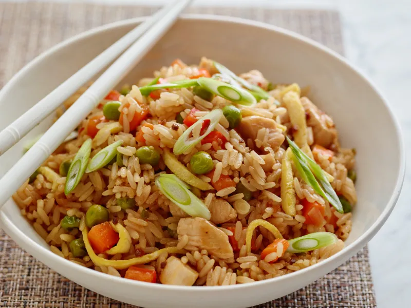 10 Easy Fried Rice Recipes That'll Save Your Weeknight Dinners 10. Teriyaki Fried Rice