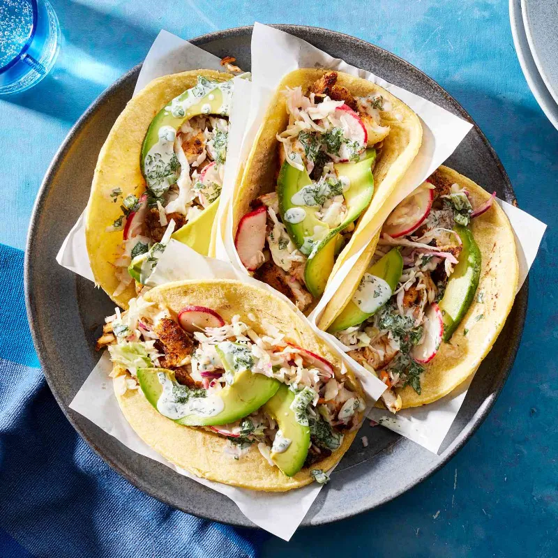10. Tilapia Fish Tacos From Frozen