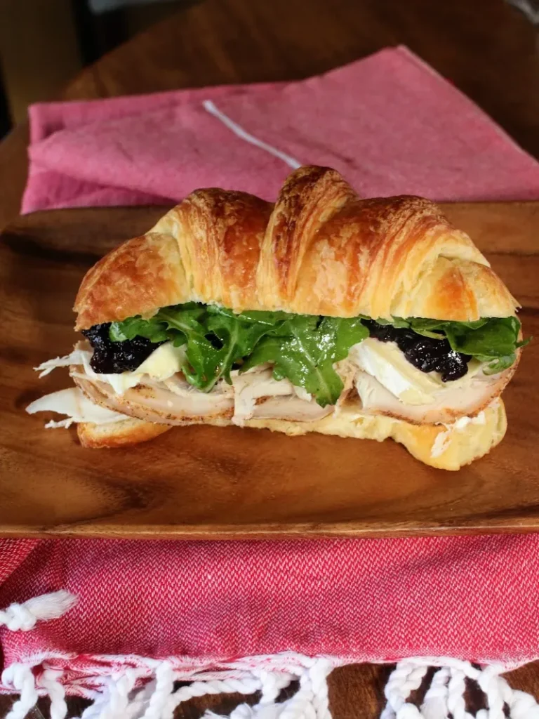 10. Turkey and Brie Croissant with Apple