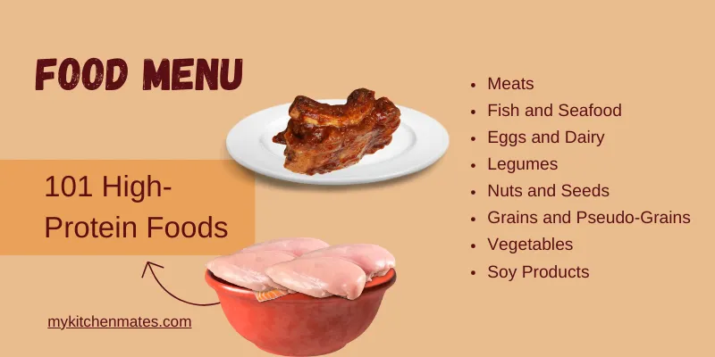 101 High-Protein Foods