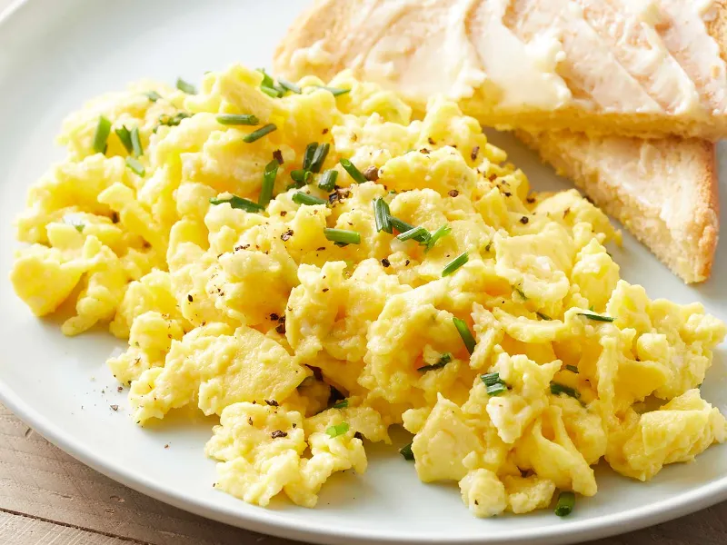 11. Cottage Cheese Scrambled Eggs