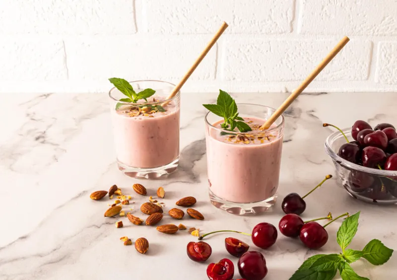 12. Cherry Almond Smoothie