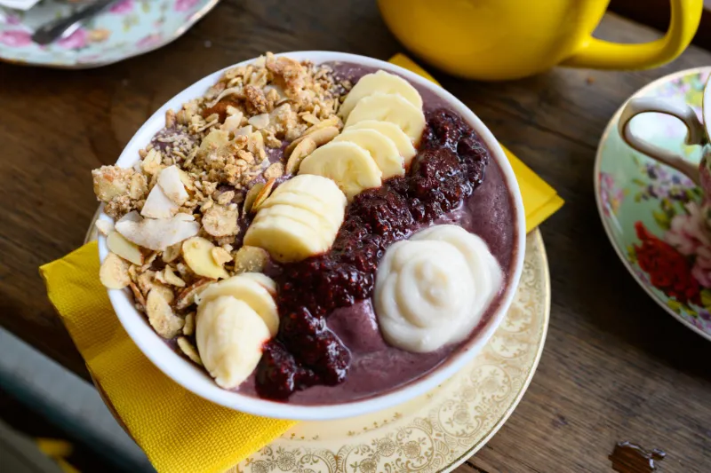 25 Protein-Packed Yogurt Breakfast Bowls You’ll Want Every Day 13. Coconut Yogurt Acai Bowl