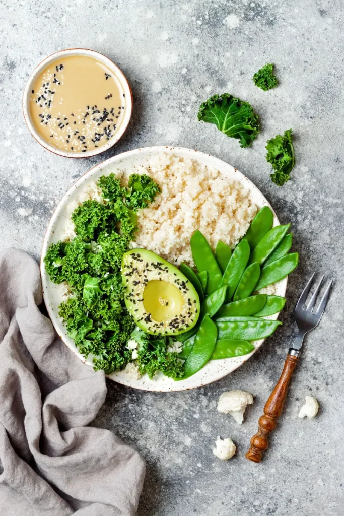 13. Raw Cauliflower Rice Buddha Bowl