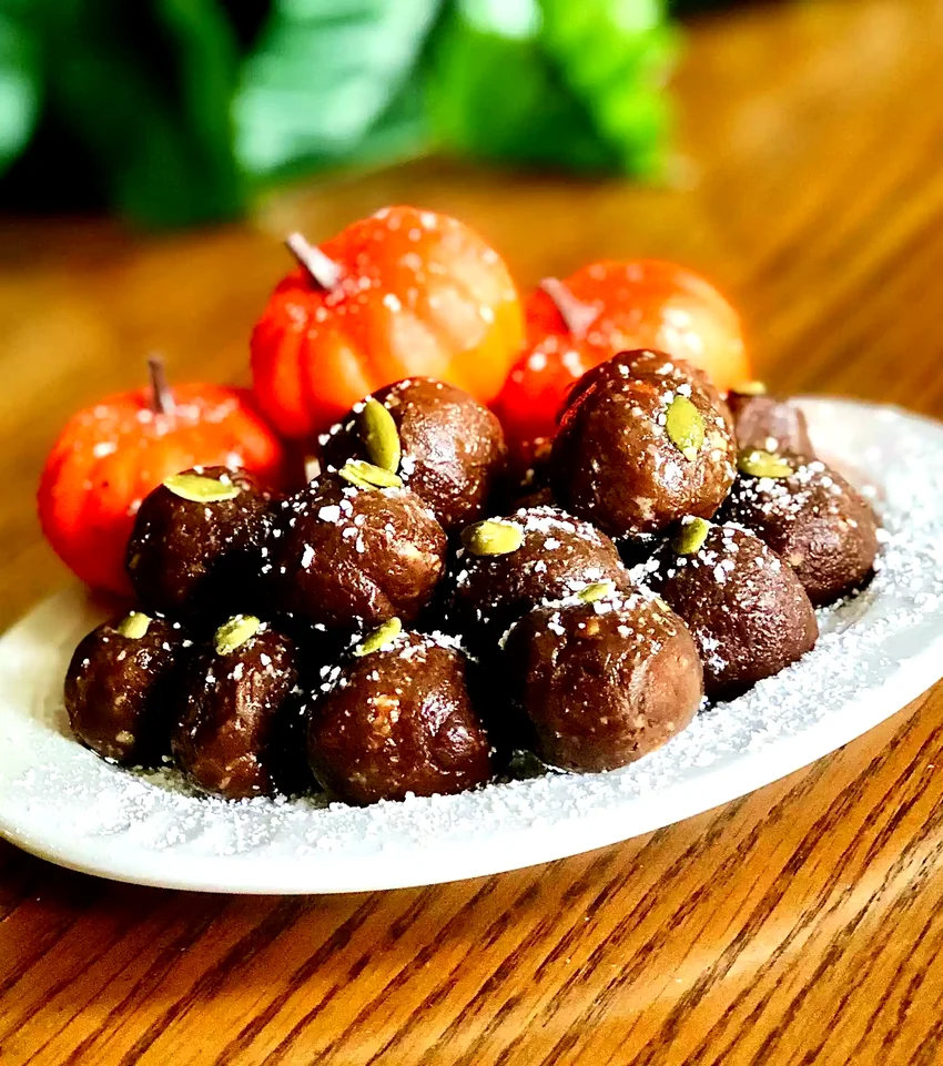 13 Ways to Use Up Your Leftover Canned Pumpkin Perfectly 1/4 Cup: Pumpkin Chocolate Truffles
