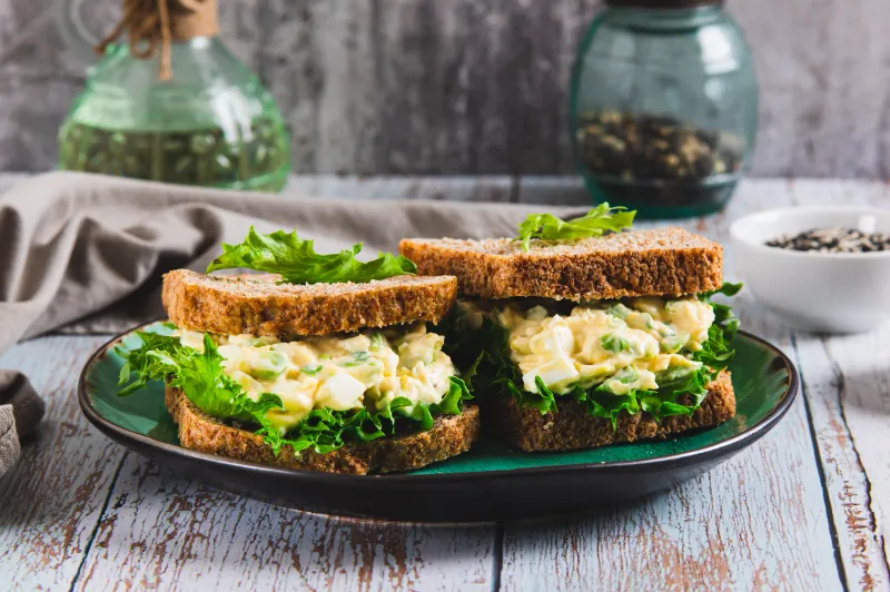 14. Avocado Egg Salad on Toast