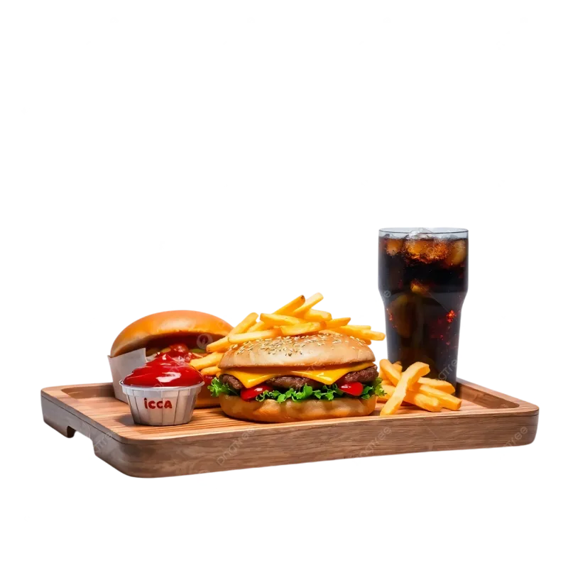 14. Fast Food Burgers Fries