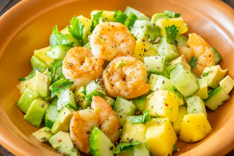 14. Shrimp and Avocado Salad
