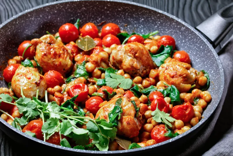 17. Chicken and Chickpea Curry Bowl