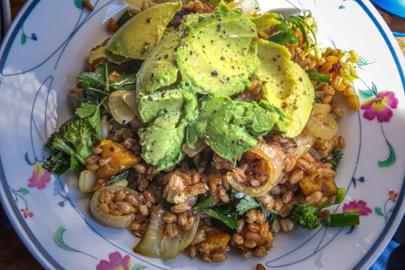 18. Avocado Fried Rice Bowl