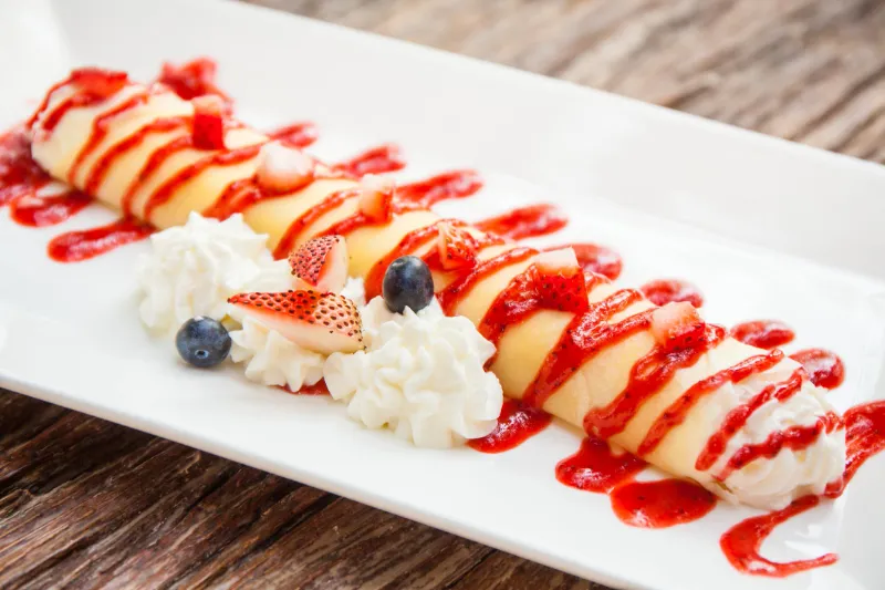 18. Crepes with Fruit 1