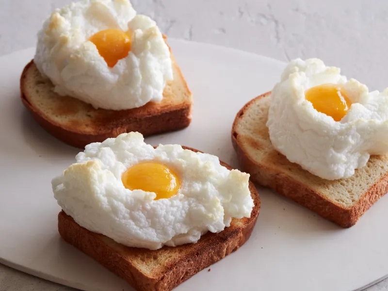 18. Egg White Cloud Eggs