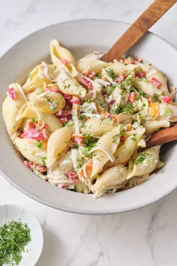 2 Crab Pasta Salad Budget Potluck Favorite
