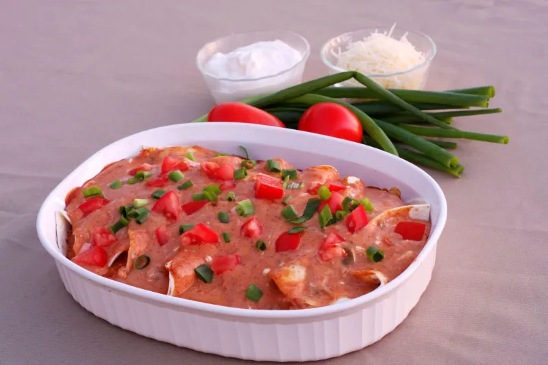 10 Best Chicken Enchilada Recipes You'll Make on Repeat 2 Creamy Chicken Enchiladas