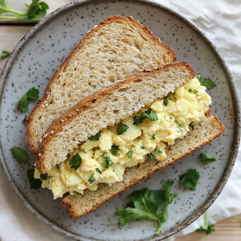 2 Creamy Egg Salad