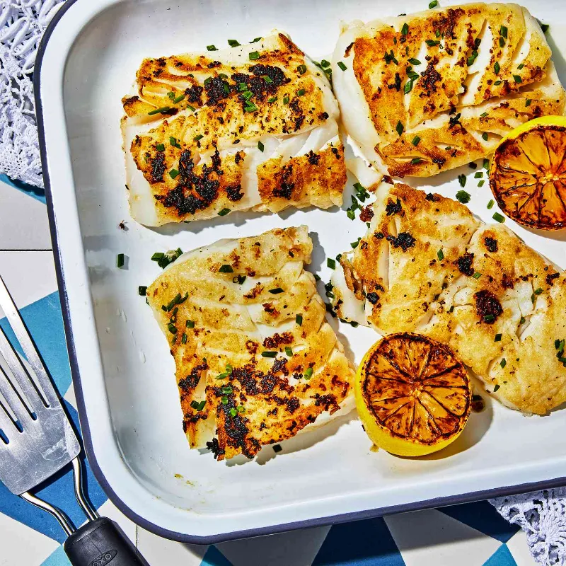 2 Garlic Butter Grilled Cod