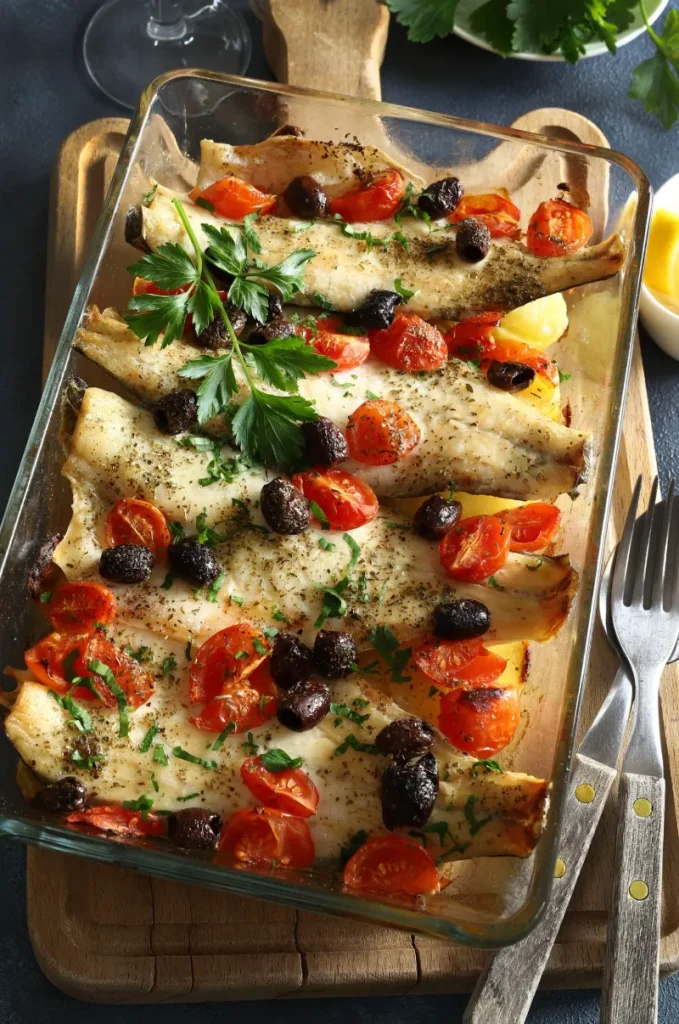 2 Mediterranean Baked Sea Bass 1