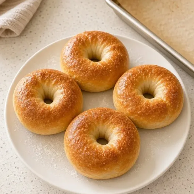 2 Ingredient Greek Yogurt Bagels