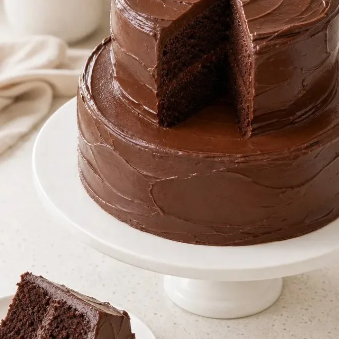2 Tier Chocolate Cake
