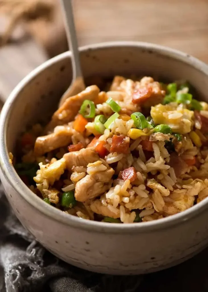 10 Easy Fried Rice Recipes That'll Save Your Weeknight Dinners 2. Chicken Fried Rice