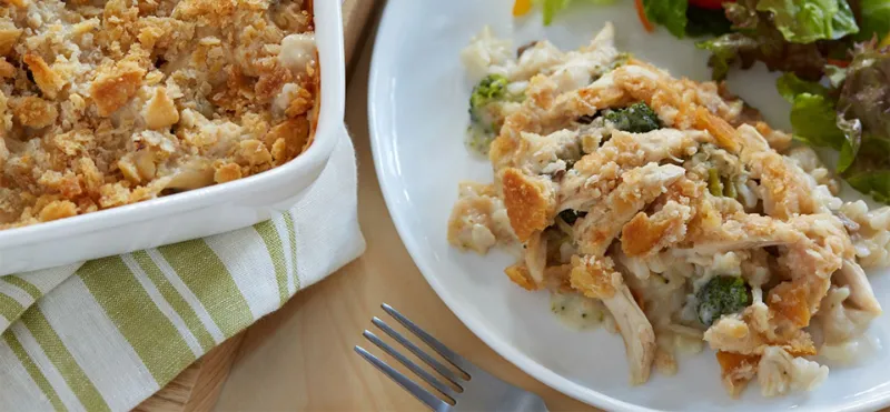 2. Creamy Chicken Greek Yogurt Casserole