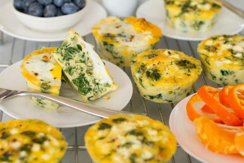 2. Egg White Veggie Muffins