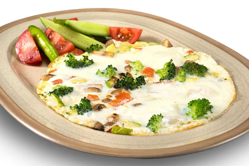 2. Egg White Veggie Omelette