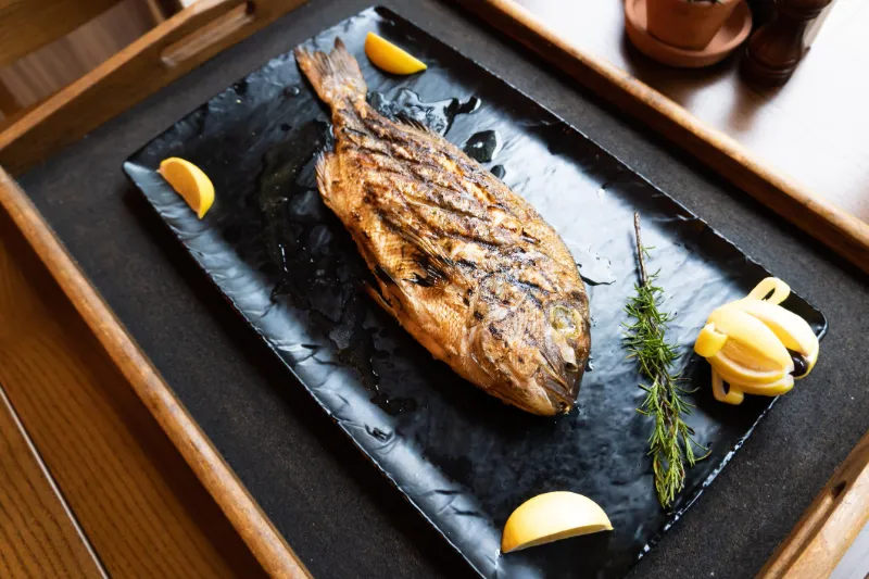 2. Lemon Garlic Herb Grilled Catfish