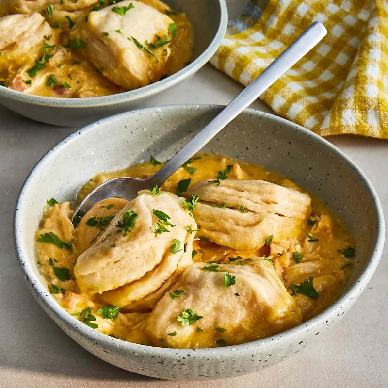 2. Slow Cooker Chicken and Dumplings
